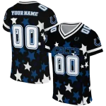 personalized indianapolis colts star cluster black jersey best selling