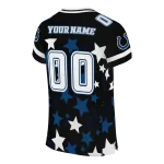 personalized indianapolis colts star cluster black jersey best selling