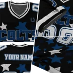 personalized indianapolis colts star cluster black jersey best selling