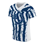 personalized indianapolis colts stripe splatter blue jersey best selling