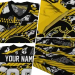 personalized iowa hawkeyes camo shatter black jersey best selling