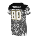 personalized iowa hawkeyes mirrored pattern black jersey best selling