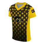 personalized iowa hawkeyes stacked rectangle black jersey best selling