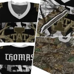 personalized iowa state cyclones antler skull camouflage hunting jersey best selling