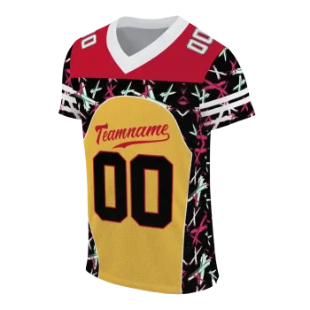 personalized iowa state cyclones brushstroke xs gold black jersey fashion forward