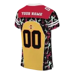 personalized iowa state cyclones brushstroke xs gold black jersey best selling