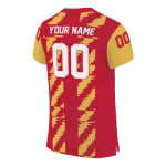 personalized iowa state cyclones stripe block red jersey best selling
