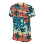 personalized jacksonville jaguars horizon palm sunset jersey best selling