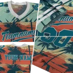 personalized jacksonville jaguars horizon palm sunset jersey best selling