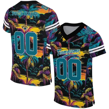 personalized jacksonville jaguars sundown palm jersey best selling