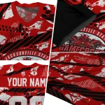 personalized jacksonville state gamecocks camo shatter red jersey best selling