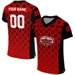 personalized jacksonville state gamecocks stacked rectangle red jersey best selling