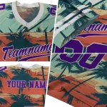 personalized james madison dukes horizon palm sunset jersey best selling
