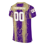 personalized james madison dukes rugged stripes purple jersey best selling