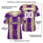 personalized james madison dukes rugged stripes purple jersey best selling