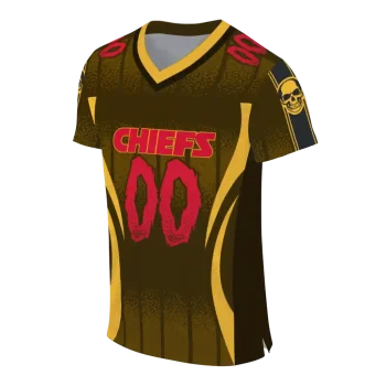 personalized kansas city chiefs dynamic dots gold jersey fashion forward