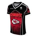personalized kansas city chiefs halftone slant red black jersey best selling
