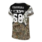 personalized kansas jayhawks antler skull camouflage hunting jersey best selling