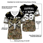 personalized kansas jayhawks antler skull camouflage hunting jersey best selling