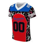 personalized kansas jayhawks brushstroke xs crimson black jersey best selling