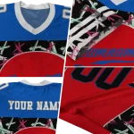 personalized kansas jayhawks brushstroke xs crimson black jersey best selling
