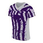 personalized kansas state wildcats stripe splatter purple jersey best selling