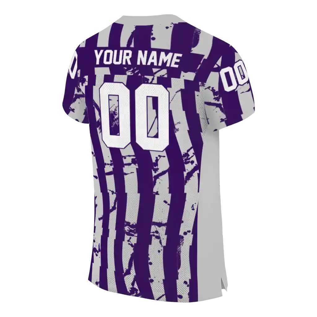 personalized kansas state wildcats stripe splatter purple jersey high quality personalized kansas state wildcats stripe splatter purple jersey high quality