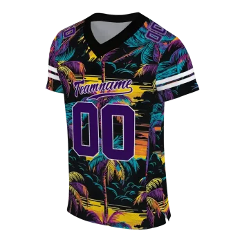 personalized kansas state wildcats sundown palm jersey fashion forward