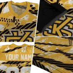 personalized kennesaw state owls camo shatter gold jersey best selling