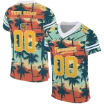 personalized kennesaw state owls horizon palm sunset jersey best selling