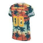 personalized kennesaw state owls horizon palm sunset jersey best selling