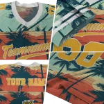 personalized kennesaw state owls horizon palm sunset jersey best selling