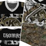 personalized kent state golden flashes antler skull camouflage hunting jersey best selling