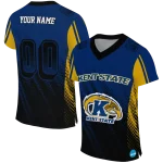 personalized kent state golden flashes halftone flow navy blue black jersey best selling
