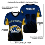 personalized kent state golden flashes halftone flow navy blue black jersey best selling
