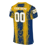 personalized kent state golden flashes rugged stripes navy blue jersey best selling