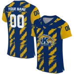 personalized kent state golden flashes stripe block navy blue jersey best selling