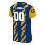 personalized kent state golden flashes stripe block navy blue jersey best selling
