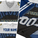 personalized kent state golden flashes tire arrows navy blue black white jersey best selling