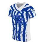 personalized kentucky wildcats stripe splatter blue jersey best selling