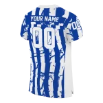 personalized kentucky wildcats stripe splatter blue jersey best selling