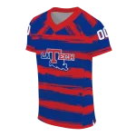 personalized la tech art stripe blue jersey best selling
