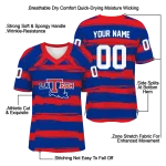 personalized la tech art stripe blue jersey best selling