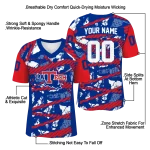 personalized la tech camo shatter blue jersey best selling