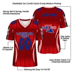personalized la tech dynamic dots red jersey best selling
