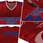 personalized la tech dynamic dots red jersey best selling