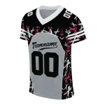 personalized las vegas raiders brushstroke xs silver black jersey best selling