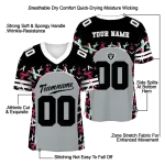 personalized las vegas raiders brushstroke xs silver black jersey best selling