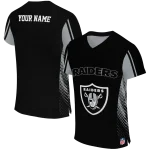 personalized las vegas raiders halftone fade black jersey best selling