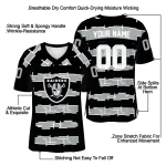 personalized las vegas raiders layered grids black jersey best selling